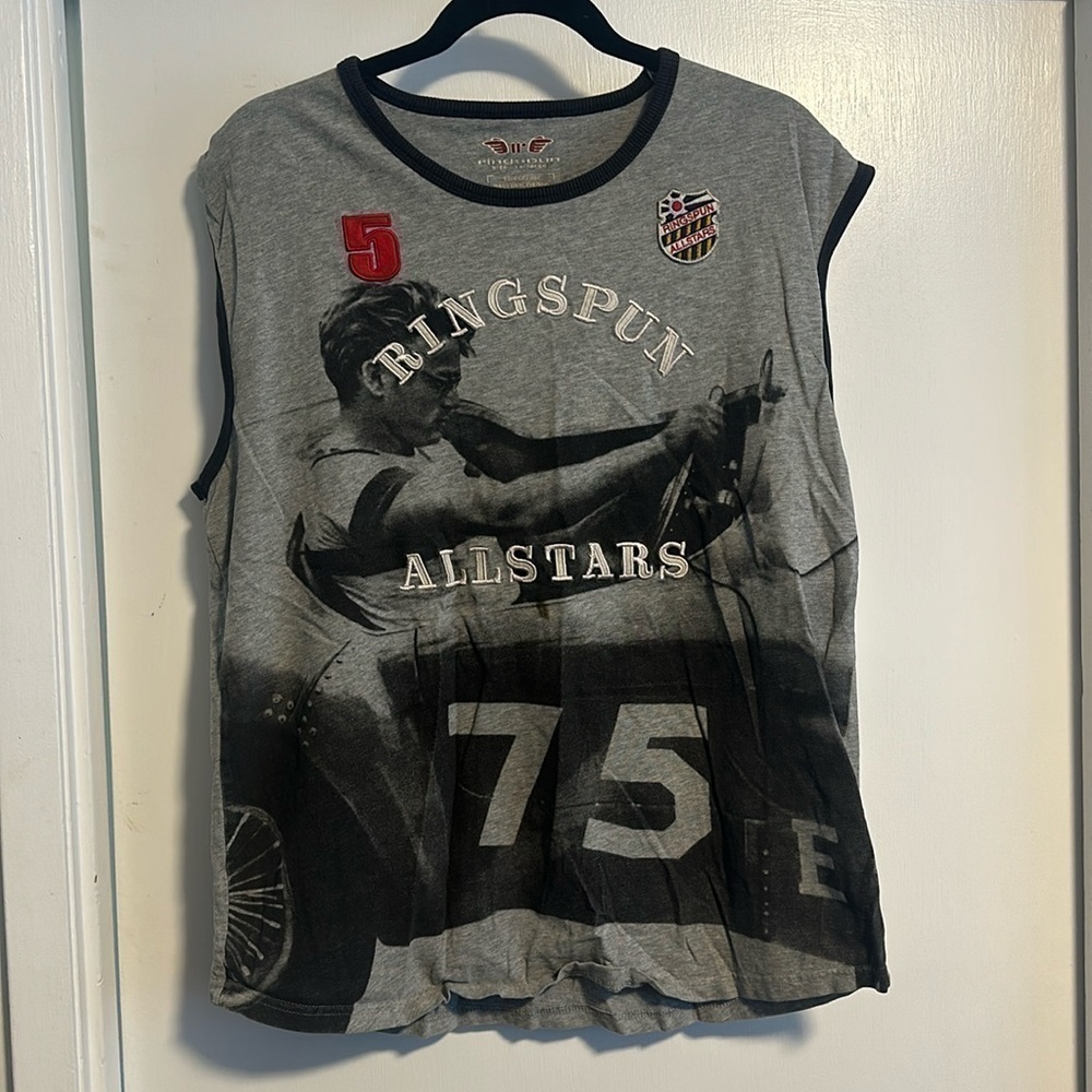 Vintage James Dean Ringspun Allstars vintage James Dean Tank  Top XXL